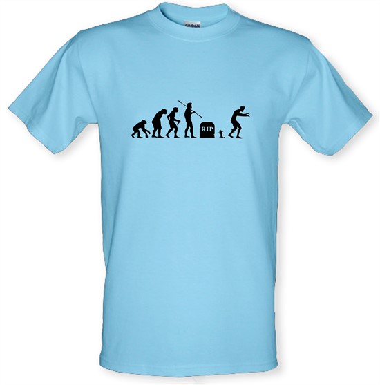 Zombie Evolution t-shirts
